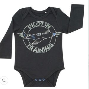 Little Sleepies Take Flight long Sleeve Graphic Body Suit Airplanes